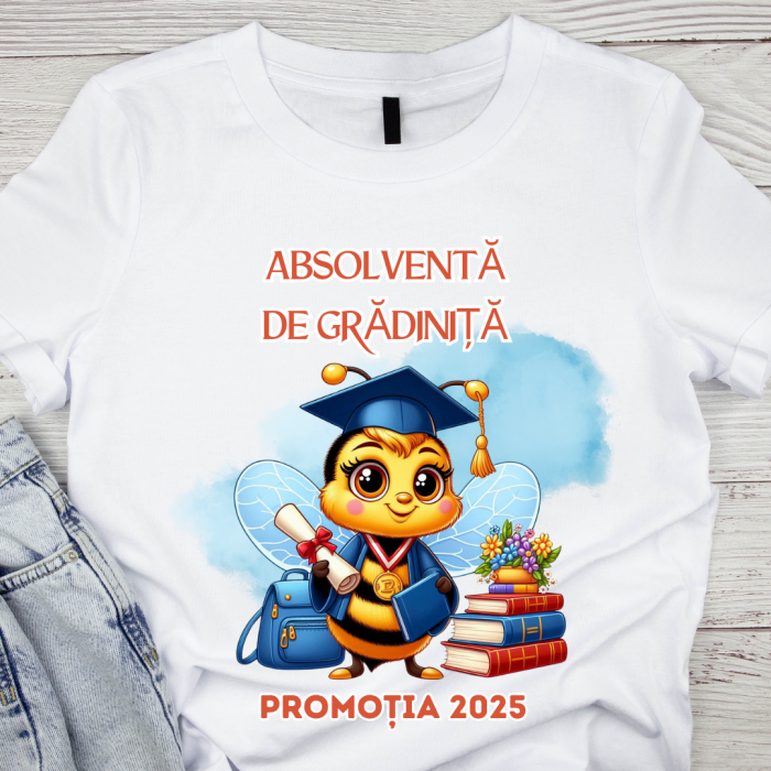 Tricou personalizat absolvire Clasa albintelor cu text sau poze ABS2002 [2]