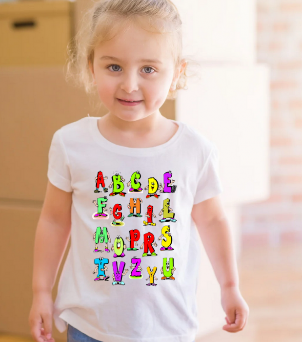 Tricou personalizat absolvire cu Literele alfabetului ABC1001 [3]