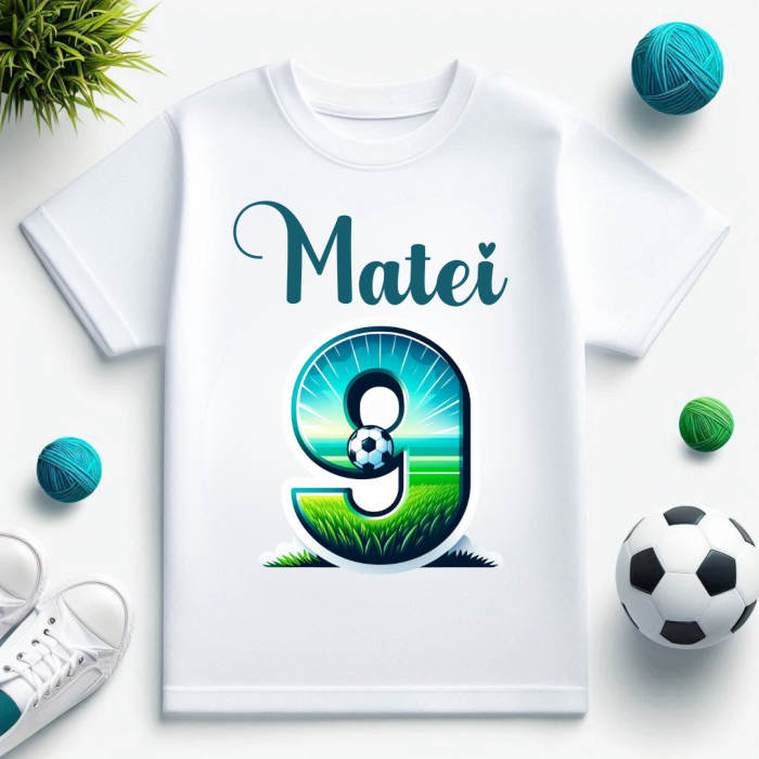 Tricou personalizat aniversar Fotbaliști  - Cadou Perfect pentru Iubitorii de Fotbal TAN1013 [1]