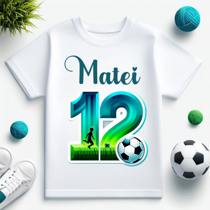 Tricou personalizat aniversar Fotbalisti  - Cadou Perfect pentru Iubitorii de Fotbal TAN1014 [2]