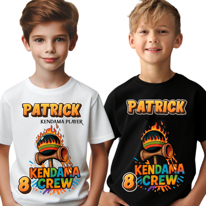 Tricou personalizat aniversar  KENDAMA  pentru baietii pasionati [2]