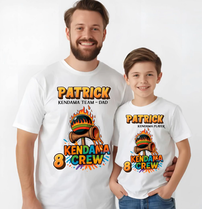 Tricou personalizat aniversar  KENDAMA  pentru baietii pasionati [3]