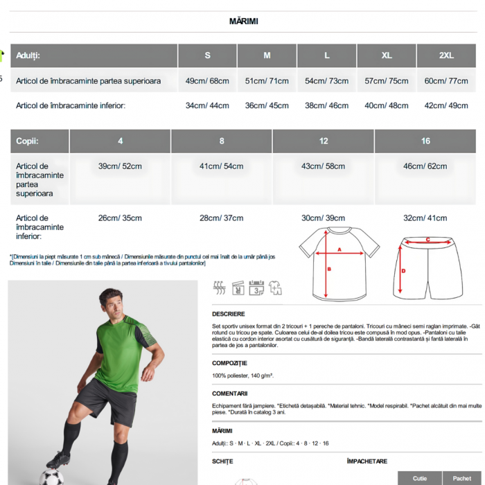Tricou Personalizat Fotbal cu nume si numar la alegere pentru Suporteri și Jucatori [3]