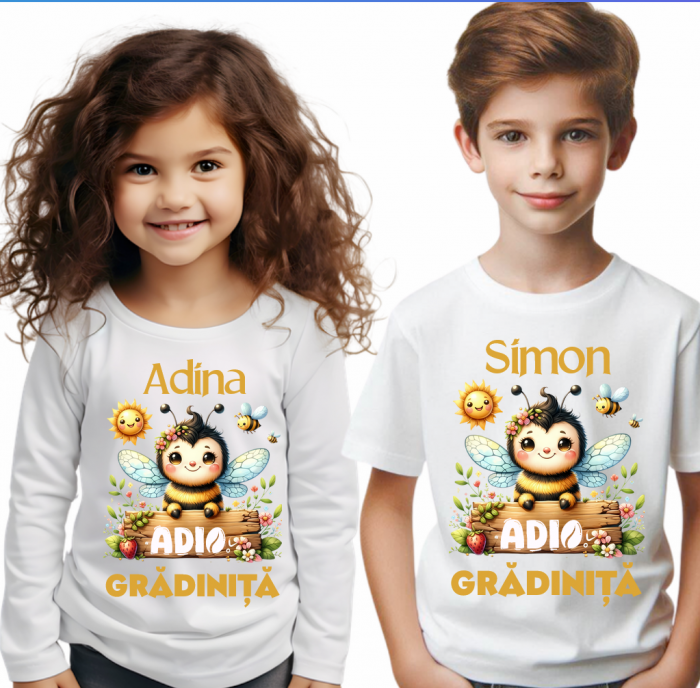 Tricou personalizat absolvire Clasa albintelor cu text sau poze ABS2001 [3]