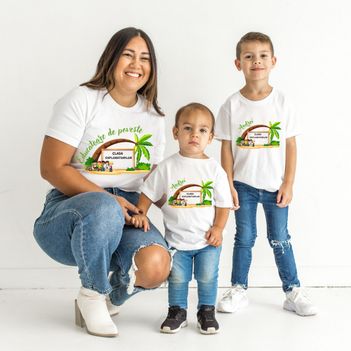 Tricou personalizat pentru absolvire Clasa exploratorilor  cu text sau poze ABS1033 [2]