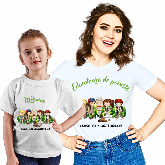 Tricou personalizat pentru absolvire Clasa exploratorilor  cu text sau poze ABS1034 [3]