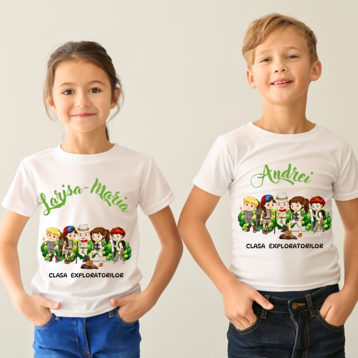 Tricou personalizat pentru absolvire Clasa exploratorilor  cu text sau poze ABS1034 [2]