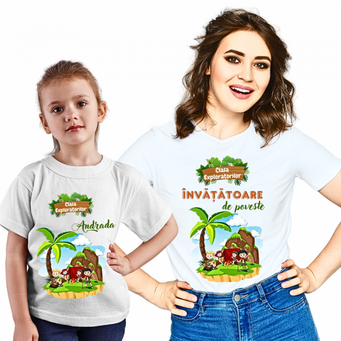 Tricou personalizat pentru absolvire Clasa exploratorilor  cu text sau poze ABS1035 [3]