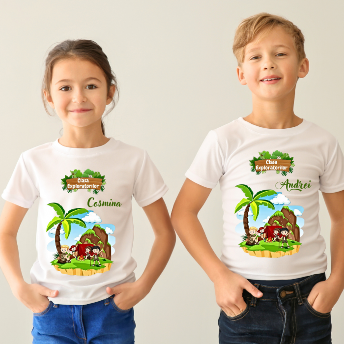 Tricou personalizat pentru absolvire Clasa exploratorilor  cu text sau poze ABS1035 [2]