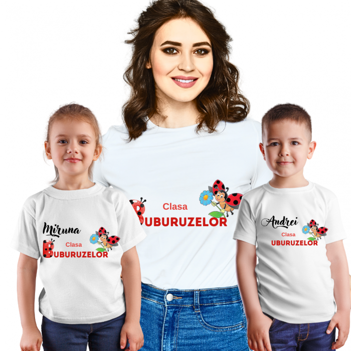 Tricou personalizat pentru absolvire  Grupa buburuzelor cu text sau poze ABS1024 [2]