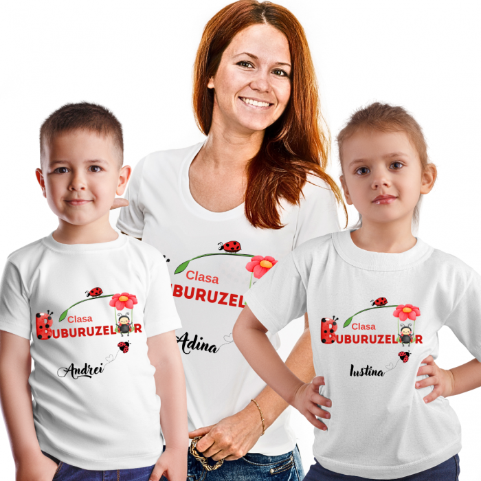 Tricou personalizat pentru absolvire  Grupa buburuzelor cu text sau poze ABS1026 [2]