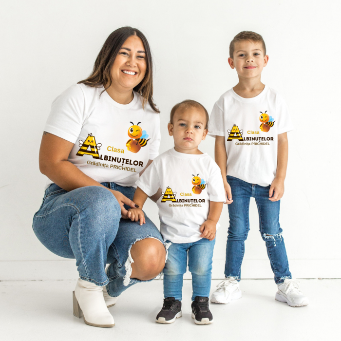 Tricou personalizat pentru absolvire  Grupa albinutelor cu text sau poze ABS1017 [1]