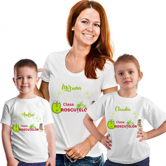 Tricou personalizat pentru absolvire  Grupa broscutelor cu text sau poze ABS1022 [2]