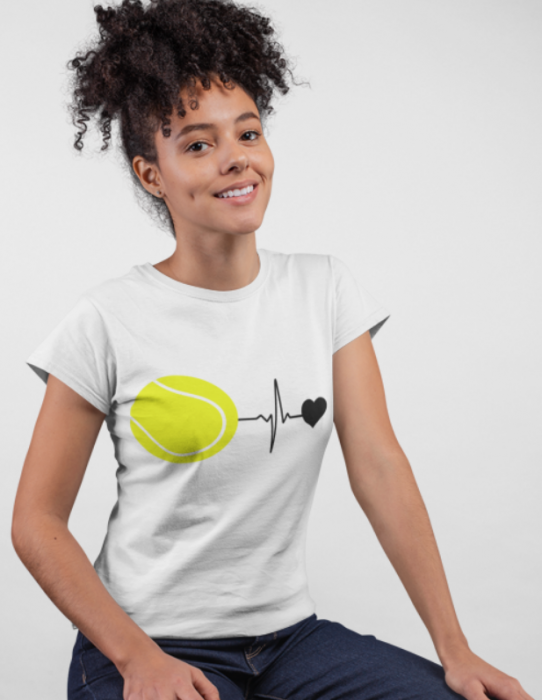 Tricou personalizat pentru iubitorii de tenis Tenis Heart TNS5005 [2]