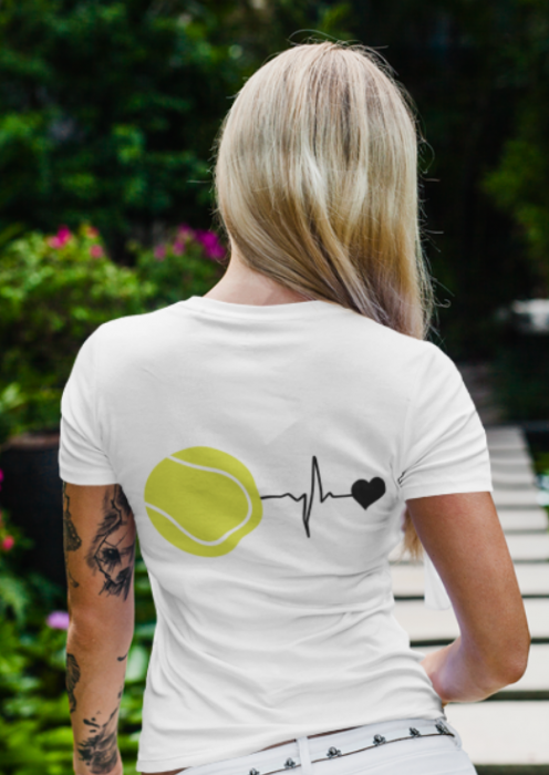 Tricou personalizat pentru iubitorii de tenis Tenis Heart TNS5005 [3]
