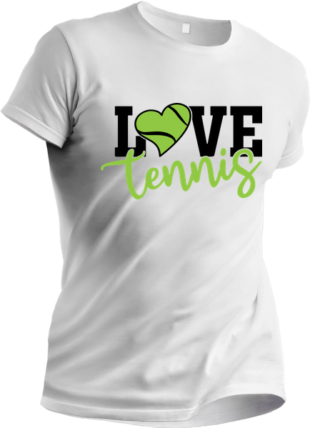 Tricou personalizat pentru iubitoarele de tenis I Love Tenis TNS50002 [3]