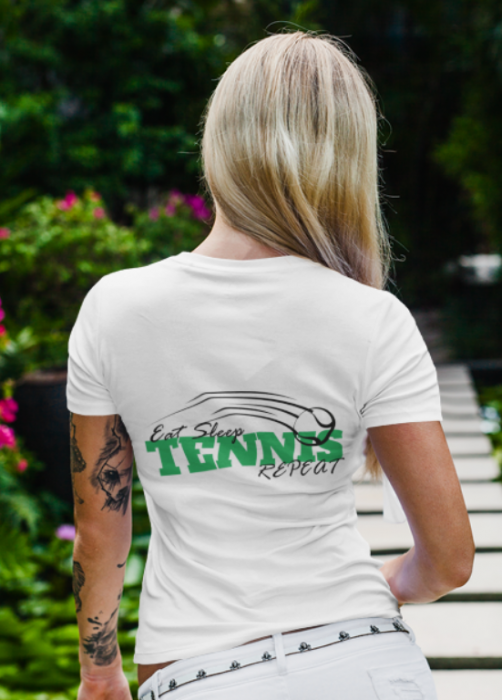 Tricou personalizat pentru iubitoarele de tenis Eat Sleep Tenis Repeat TNS5004 [2]
