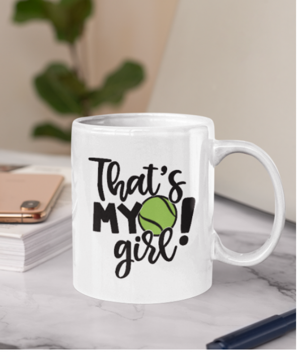 Tricou personalizat pentru iubitorii de tenis That's my girl TNS5006 [4]