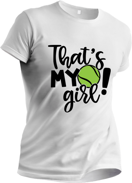 Tricou personalizat pentru iubitorii de tenis That's my girl TNS5006 [2]