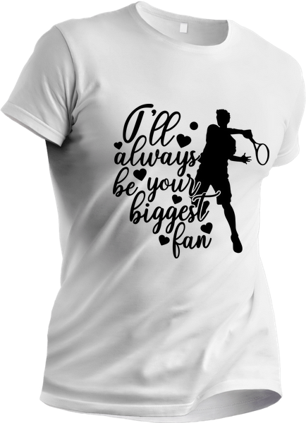 Tricou personalizat pentru iubitorii de tenis Sunt fanul tau TNS5008 [3]