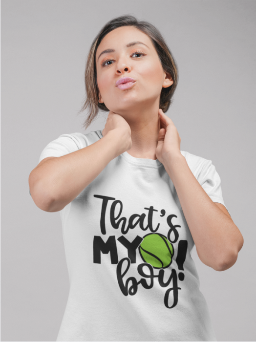 Tricou personalizat pentru iubitorii de tenis That's my boy TNS5007 [2]