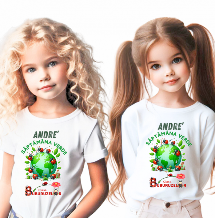 Tricou Personalizat Saptamana verde si Ziua Pământului clasa buburuzelor material  bumbac TSV115 [4]