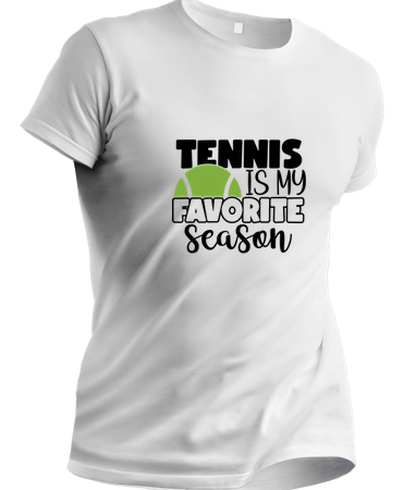 Tricou personalizat Tenis is my favorite seazon  TNS5015 [3]