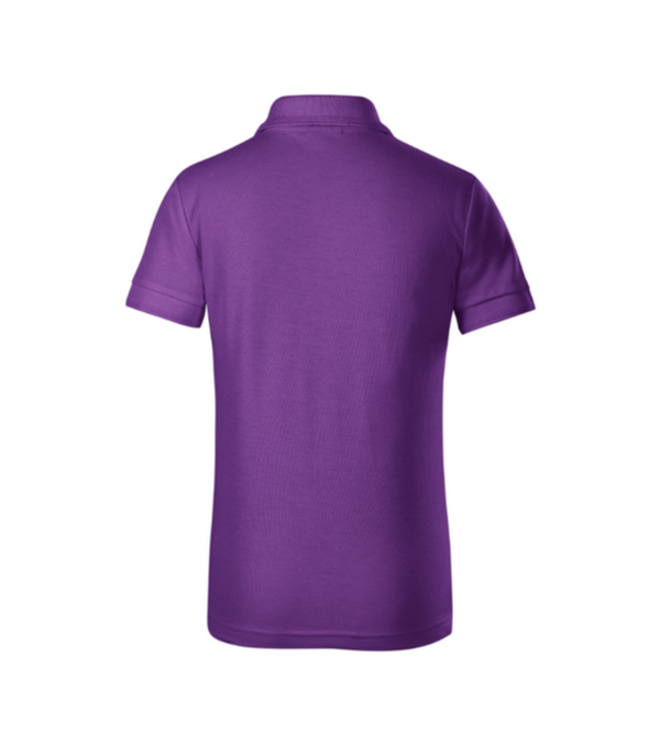 Tricou polo mov violet pentru copii din bumbac cu maneca scurta Pique Pol222 [5]