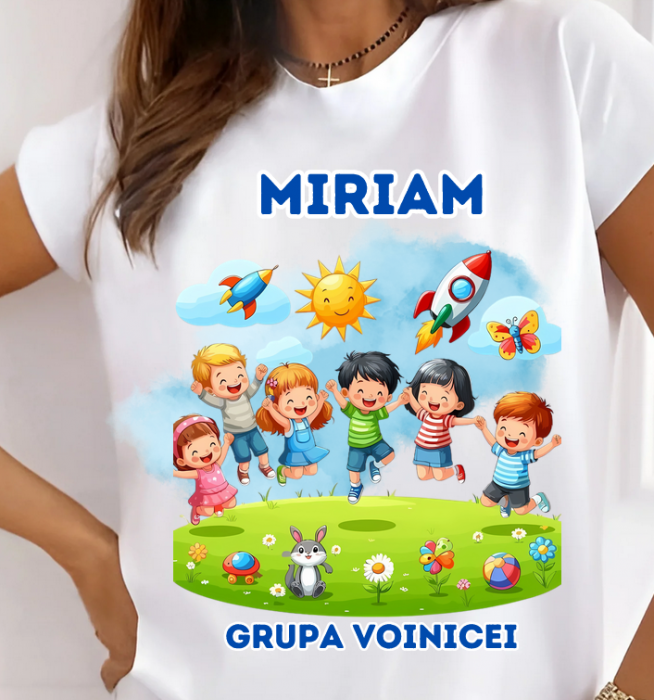 Tricou scoala pentru Grupa voiniceilor – cadou personalizat pentru profesori  sau elevi [2]