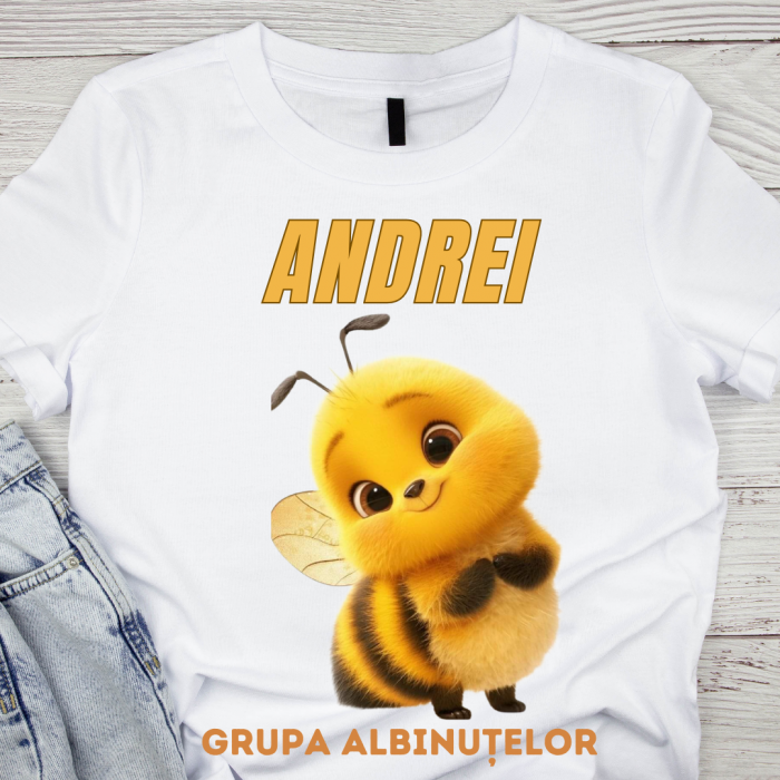 Tricou scolare Clasa albinutelor personalizat pentru absolventi de scoala sau gradinita [2]