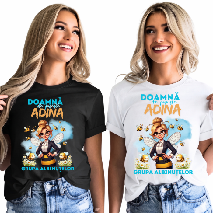 Tricou Special pentru Educatoare de albinute - un cadou cu Design Elegant [2]