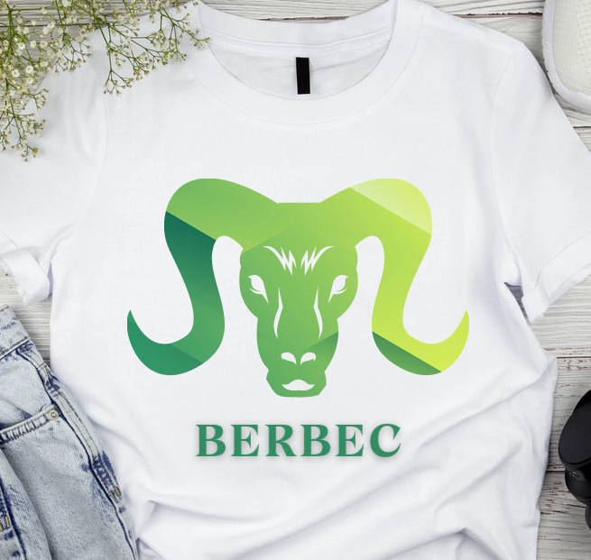 Tricou zodiac BERBEC personalizat cu text sau poze, unisex TBER122 [3]