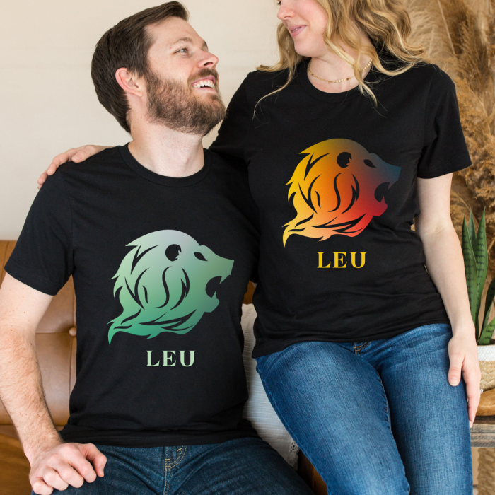 Tricou zodiac LEU personalizat cu text sau poze, unisex TLEU119 [2]
