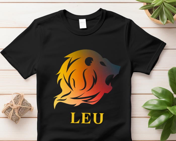Tricou zodiac LEU personalizat cu text sau poze, unisex TLEU119 [5]