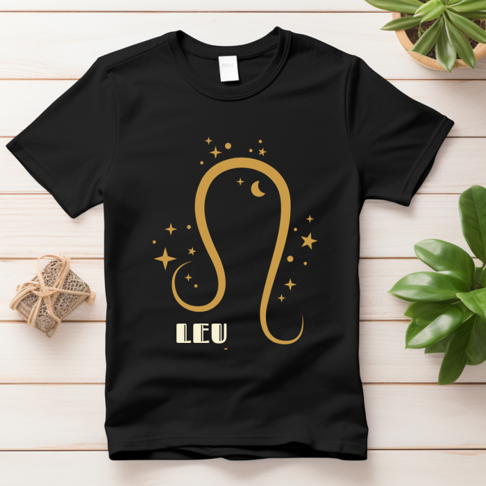Tricou zodiac LEU personalizat cu text sau poze, unisex TLEU120 [3]