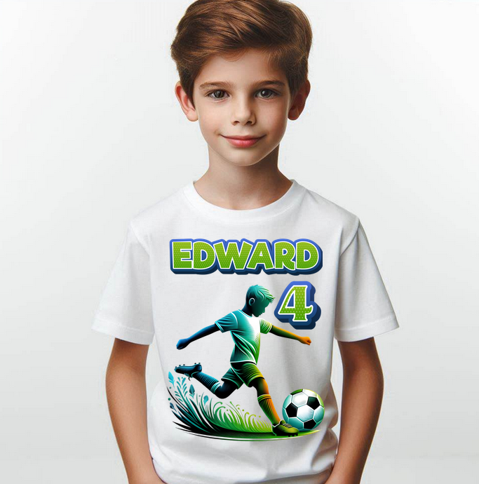 Tricouri Family Aniversare Personalizate – Cadou Haios pentru Copii și Părinți | Model Tematic Fotbal [3]