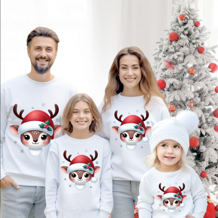 Tricouri Family mama, tata  si copii personalizate cu tematica de Craciun,  Craciun Fericit 12246 [2]
