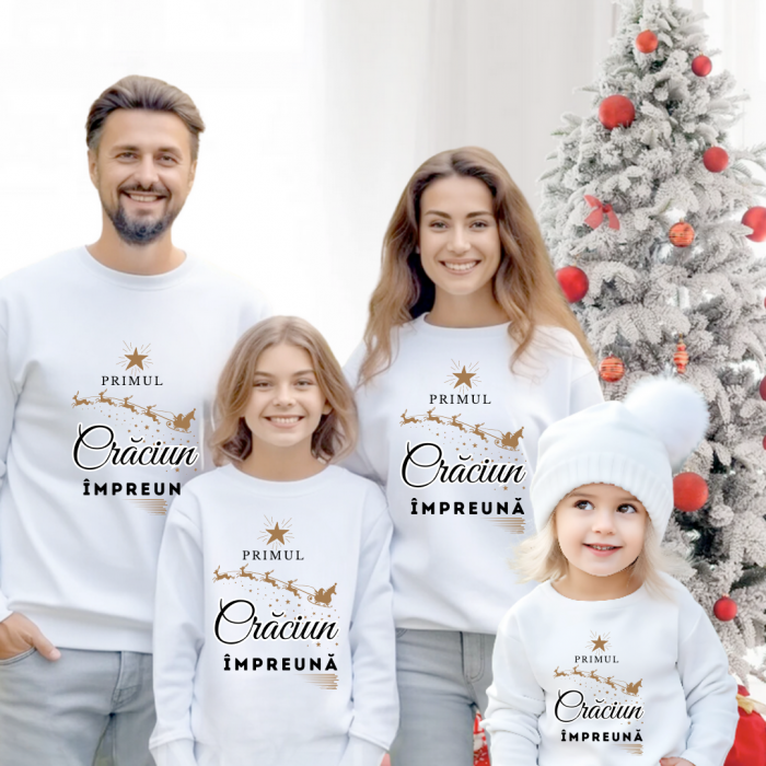 Tricouri Family mama, tata  si copii personalizate cu tematica de Craciun,  Craciun Fericit 12254 [3]