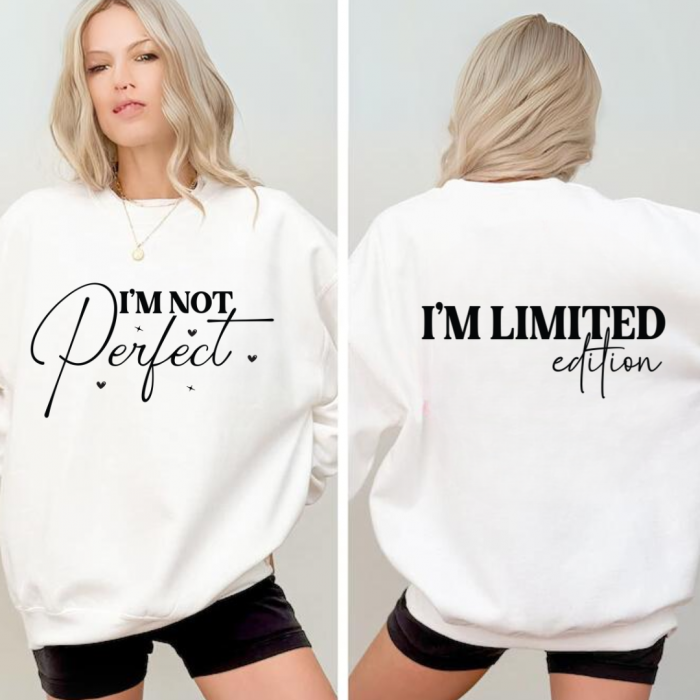 Tricouri Family mama, tata  si copii personalizate I'm not perfect 12256 [3]