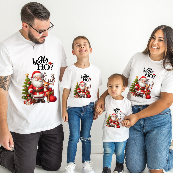 Tricouri Family mama, tata si copii personalizate cu tematica de Craciun, Cadoul perfect de craciun 12656 [1]