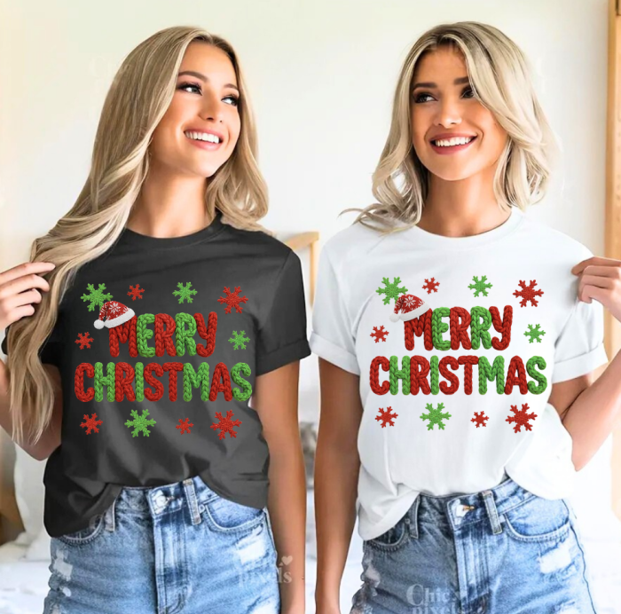 Tricouri personalizate 3D de cusătură & împletitură, Cadoul perfect de craciun 3221 [1]