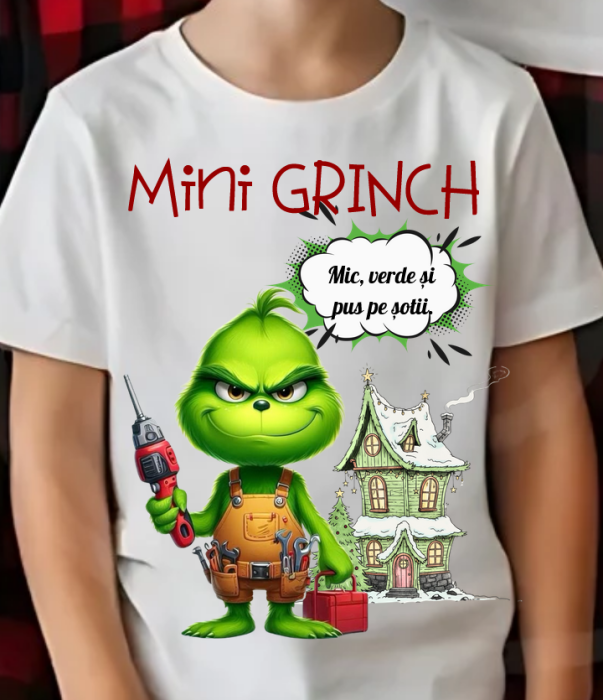 Tricouri personalizate Family, Cadoul perfect de craciun Grinch Family  25112 [3]