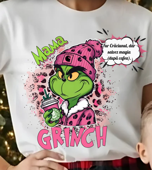 Tricouri personalizate Family, Cadoul perfect de craciun Grinch Family  25112 [2]