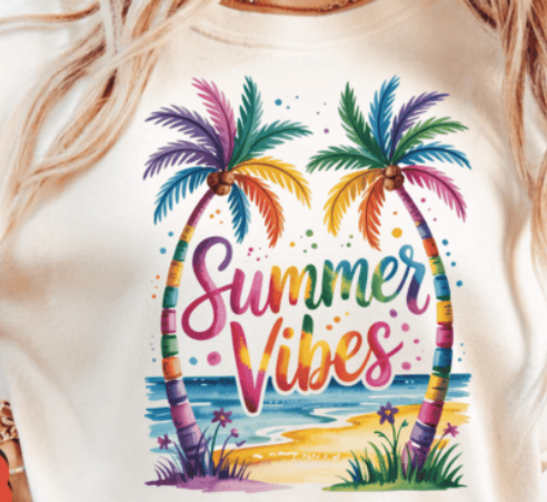 Tricouri Personalizate pentru Vara SUMMER VIBES — Esentiale in Bagajul Tau de Vacanta ❤️ E-Cadou.com [1]