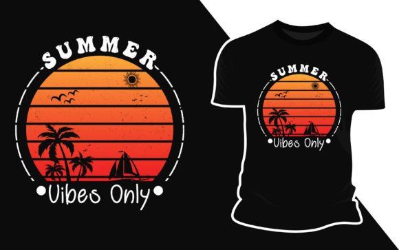 Tricouri Personalizate pentru Vara SUMMER VIBES - Esentiale in Bagajul Tau de Vacanta ❤️ E-Cadou.com [2]