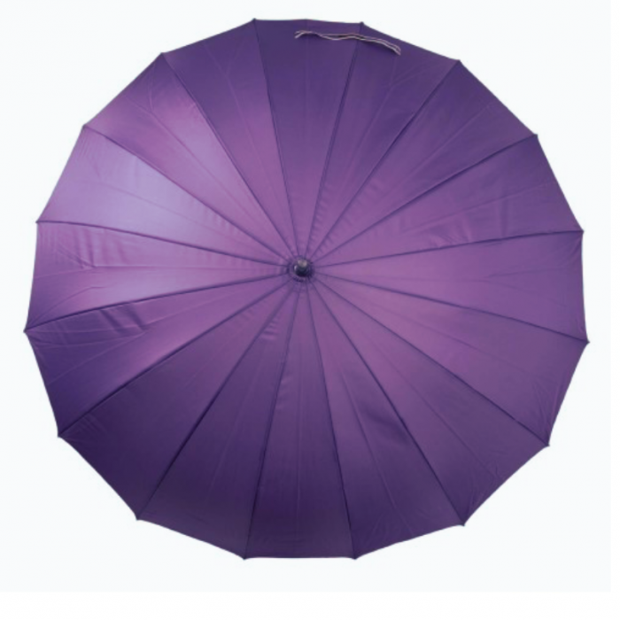 Umbrela Mov 16 spite microfibra, mare, Ø120 cm,rezistenta la vant [2]