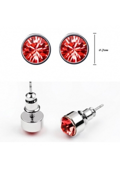 Bijuterii - Cercei BRIGHT red  cu cristale swarovski