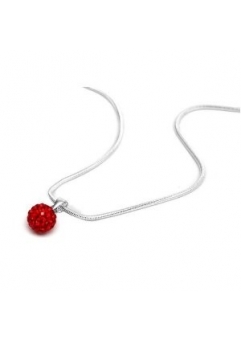 Bijuterii - Set bijuteriii SHAMBALA rosu cu cristale