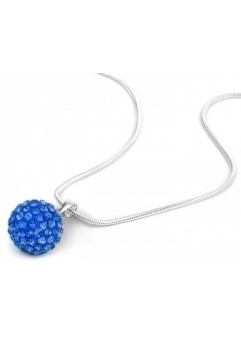 Bijuterii - Pandant SHAMBALA BLUE CAPRI  cu cristale
