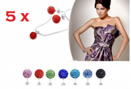 Fashion - 5 Seturi Shambala cu cercei scurti